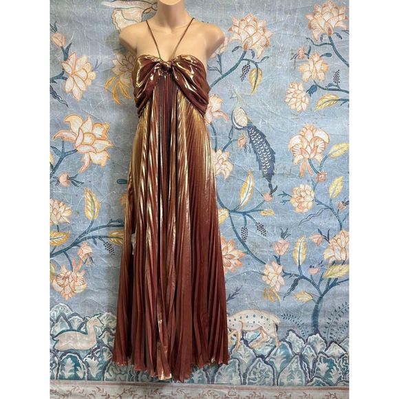 Anthropologie Plissé Halter Dress - Picture 9 of 11